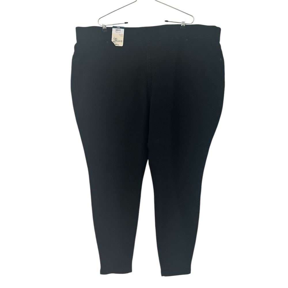 Terra & Sky Skinny High Rise Black Jeans NEW sz 3X